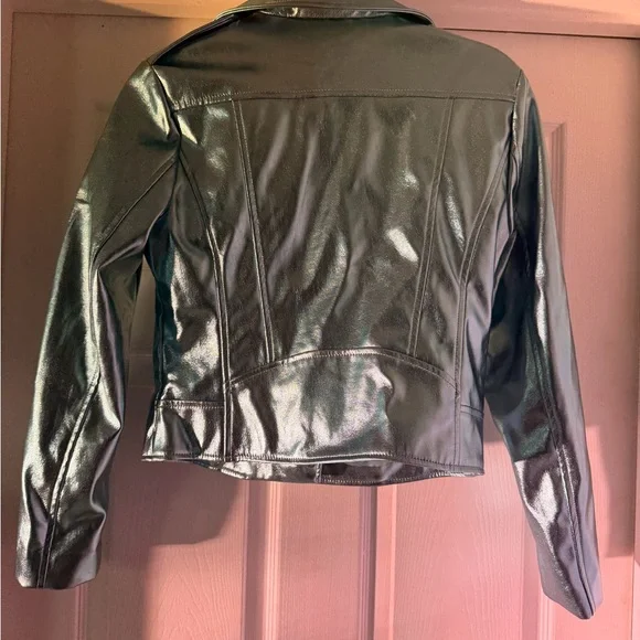 Steve Madden Metallic Moto Women's Jacket - Picture 14 of 14